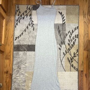 Aritzia Heather Grey Maxi Dress
